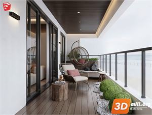 Balcony Skp Files